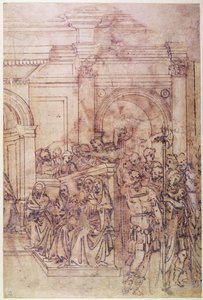 W.29 Schizzo di una folla per una scena classica